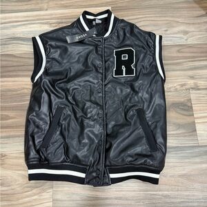 H&M Black Varsity Men's Vest
